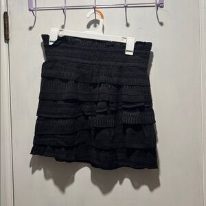 IRO Delia silk tiered ruffle mini skirt